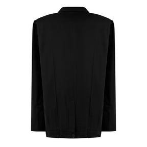 Double-Breasted Wool-Twill Blazer