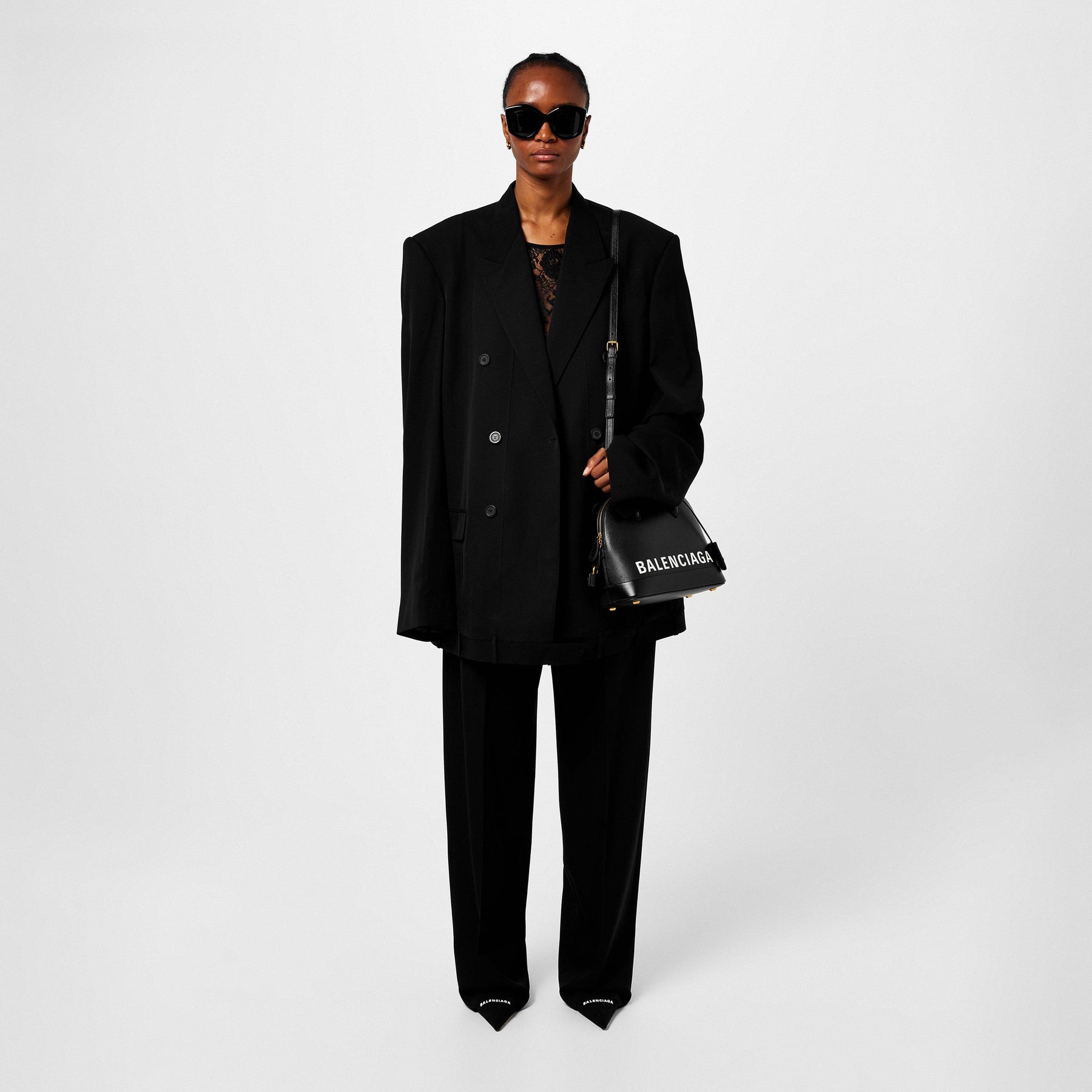 Double-Breasted Wool-Twill Blazer
