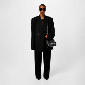 Double-Breasted Wool-Twill Blazer