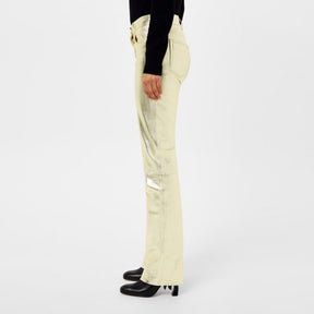 Laminated Leather Trousers
