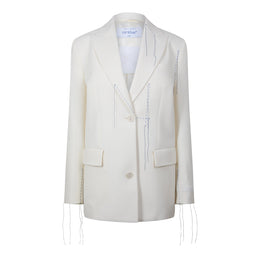 Wool Stitching Tomboy Softshell Jacket