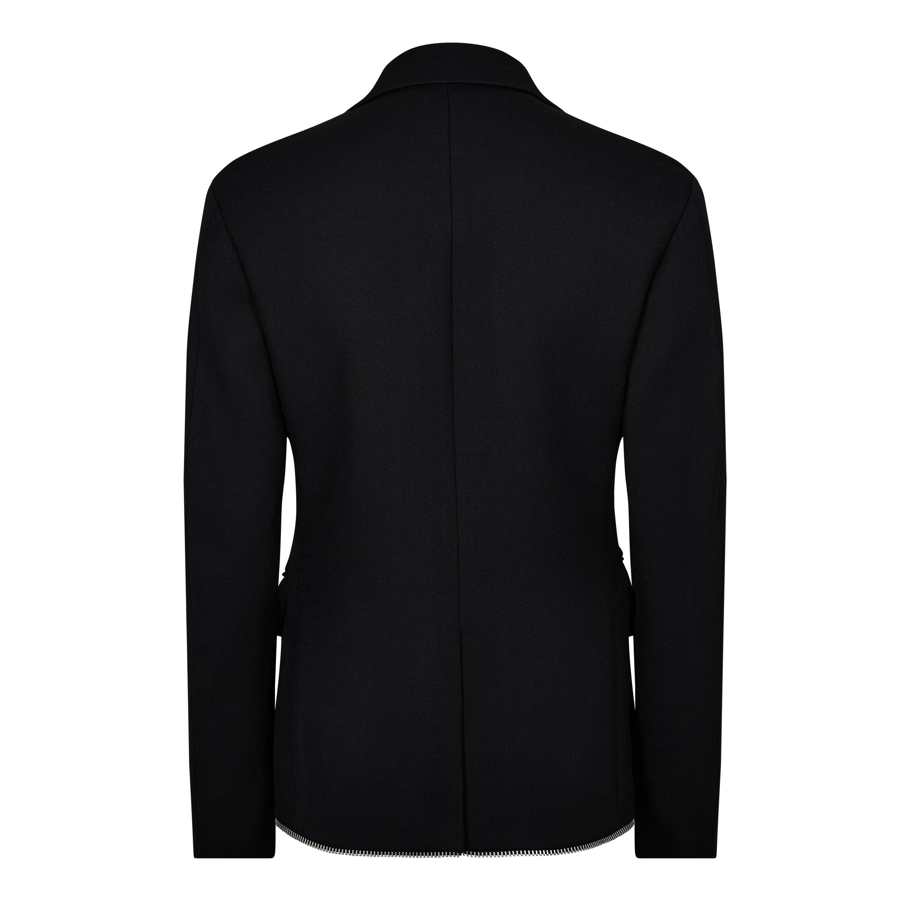 Japwool Double Breasted Wool Long Sleeve Blazer