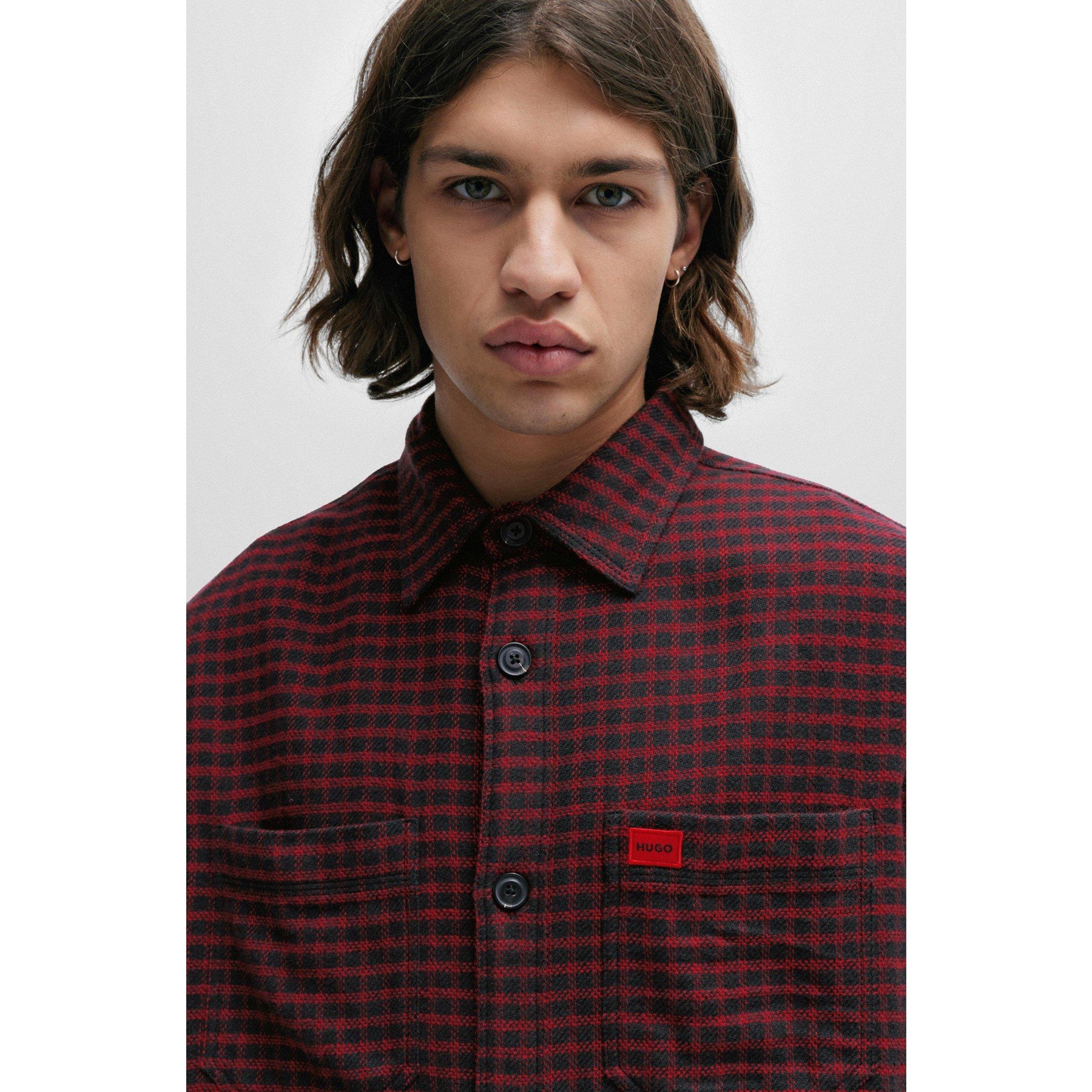 Oversized Checked Flannel Shirt