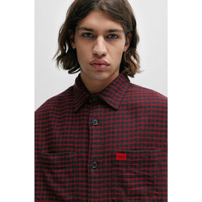 Oversized Checked Flannel Shirt