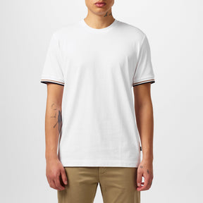 Men's Regular Fit Striped-Trim T-Shirt