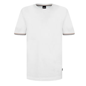 Men's Regular Fit Striped-Trim T-Shirt