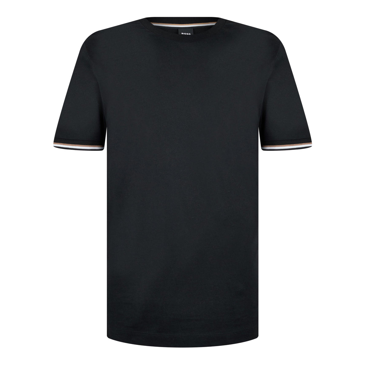 Men's Regular Fit Striped-Trim T-Shirt