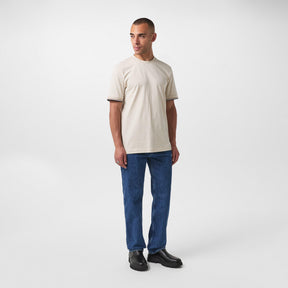 Men's Regular Fit Striped-Trim T-Shirt