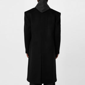 Double Breasted Cotton Overcoat