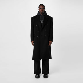 Double Breasted Cotton Overcoat