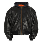 Diy Metal Outline Hooded Bomber