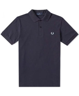 Fred Perry Original Plain Polo Navy Ice