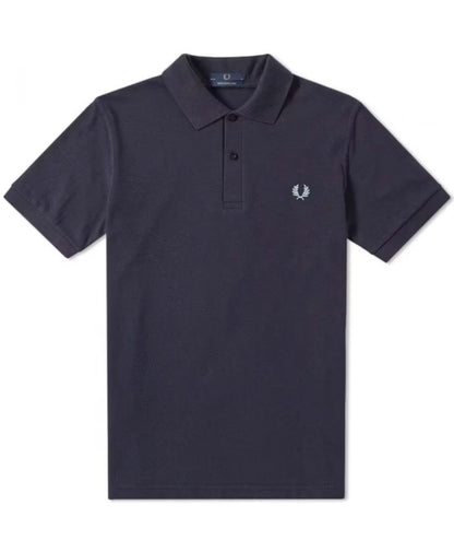Fred Perry Original Plain Polo Navy Ice