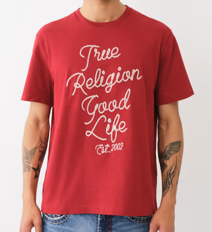 EMBROIDERED ROPE LOGO TEE