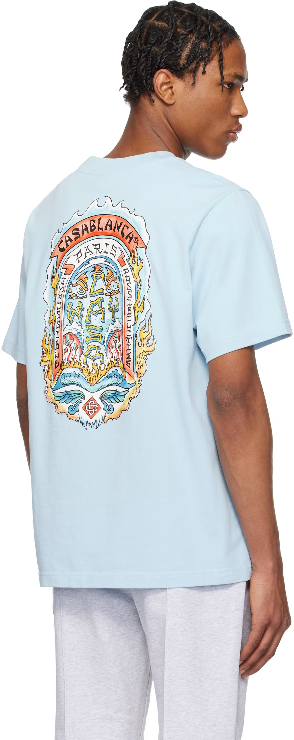 Blue Casa Way Skate T-shirt