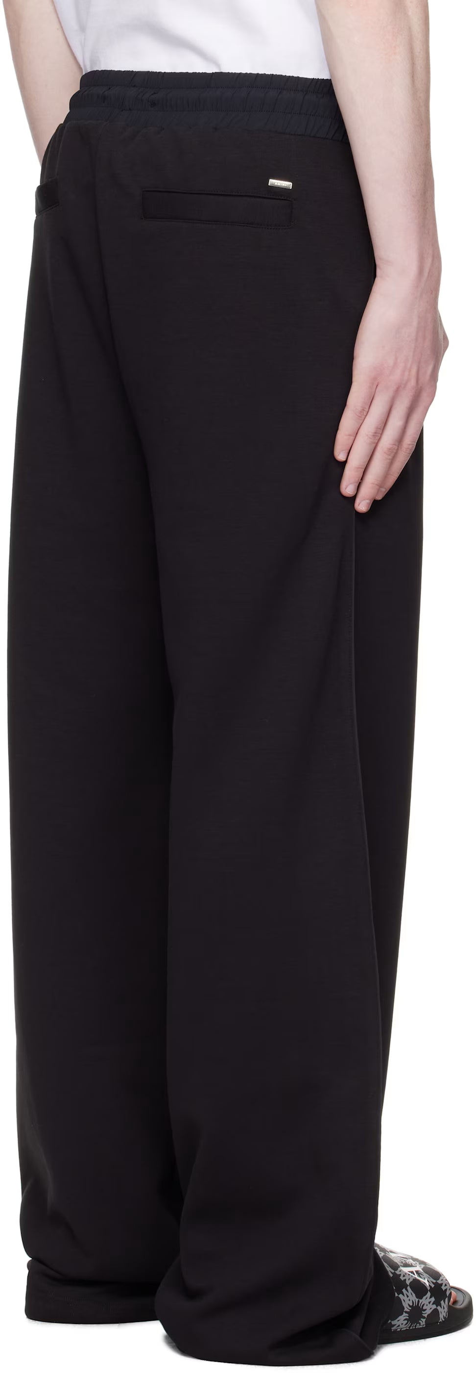 Black Lounge Track Sweatpants