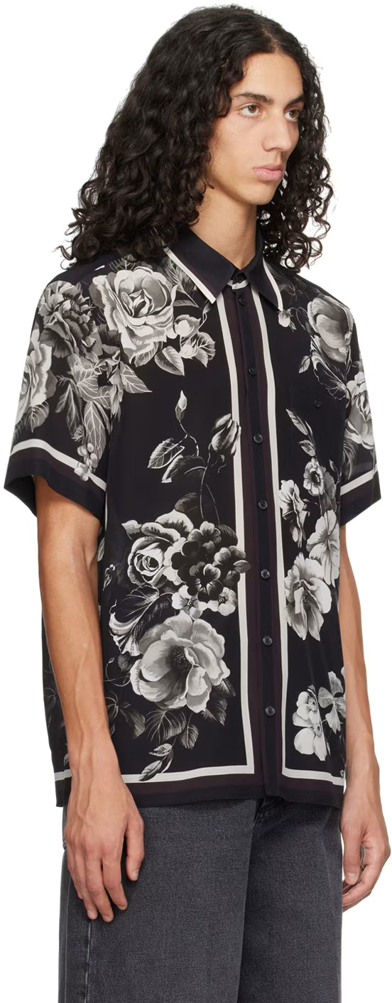 Dolce&Gabbana Black Silk Shirt