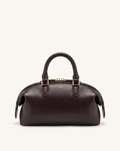 Arlo Top Handle Bag - Dark Brown
