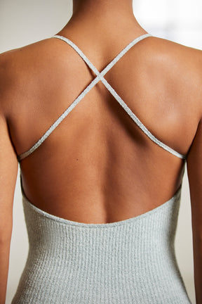 Low Back Maxi Dress in Green