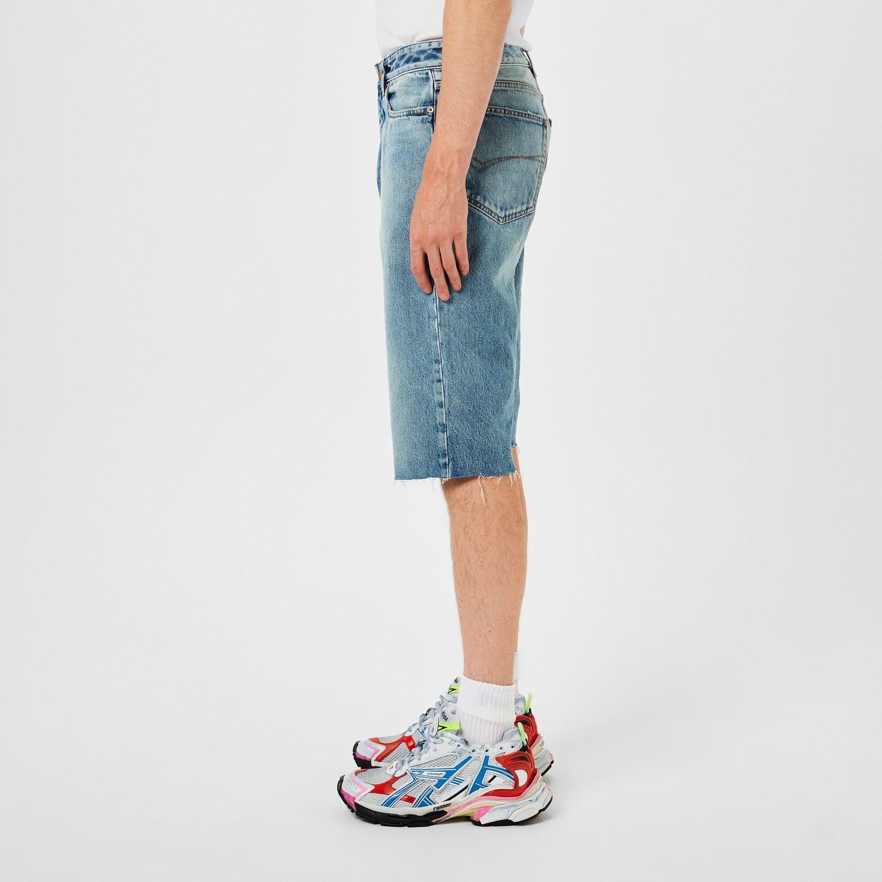 Slim Fit Denim Shorts