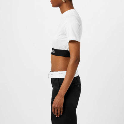 Cropped Crewneck T-Shirt