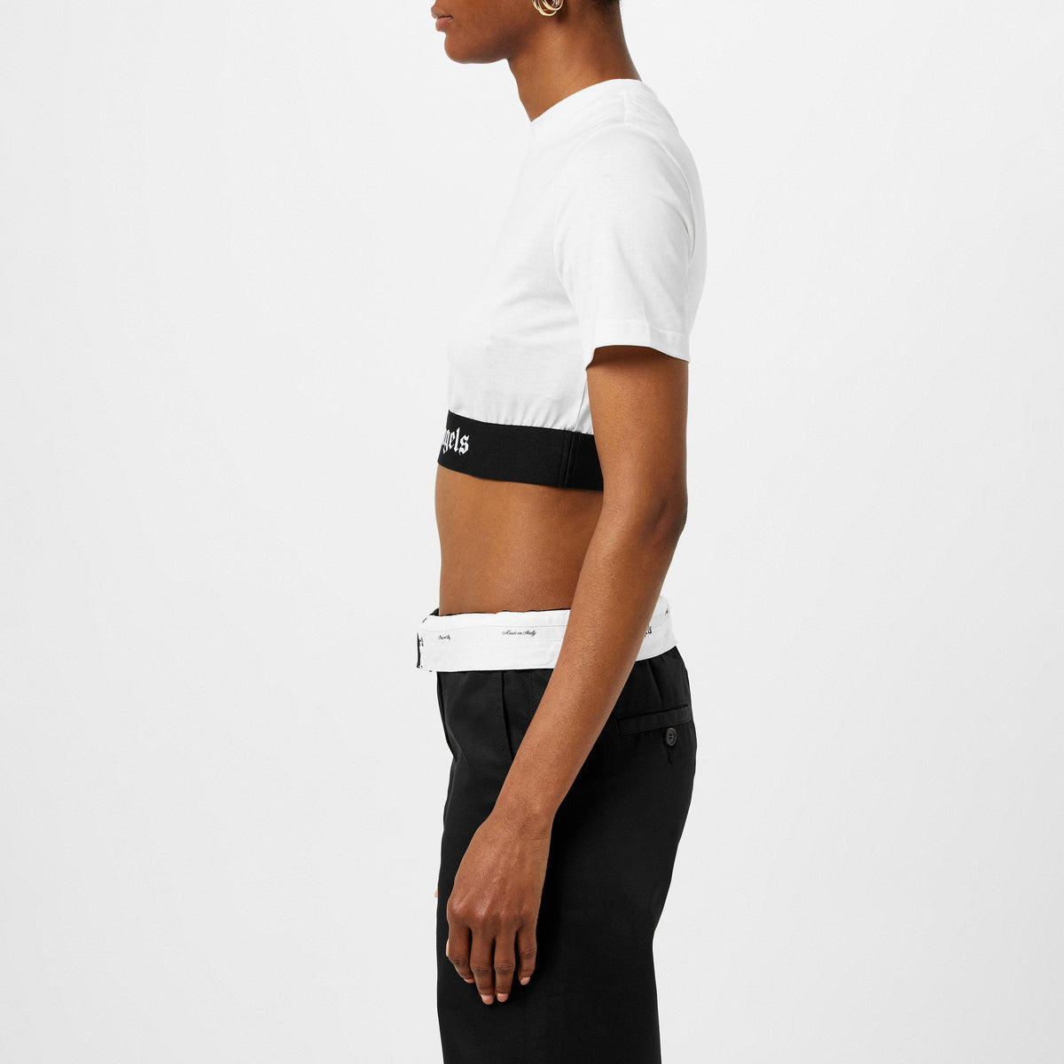 Cropped Crewneck T-Shirt