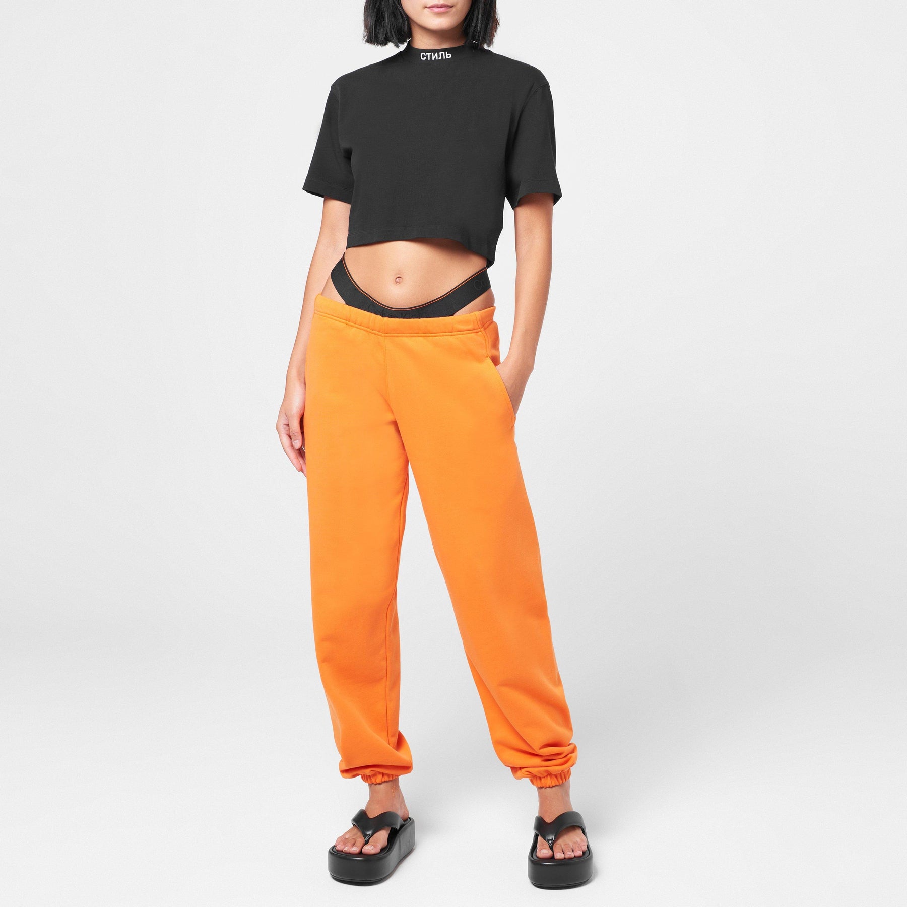 Ctnmb Cropped Cotton T-Shirt