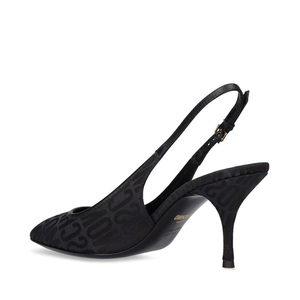 Moschino Moschino 75mm Logo jacquard pumps - Size: UK 2 Heels | Shop From The Mirage