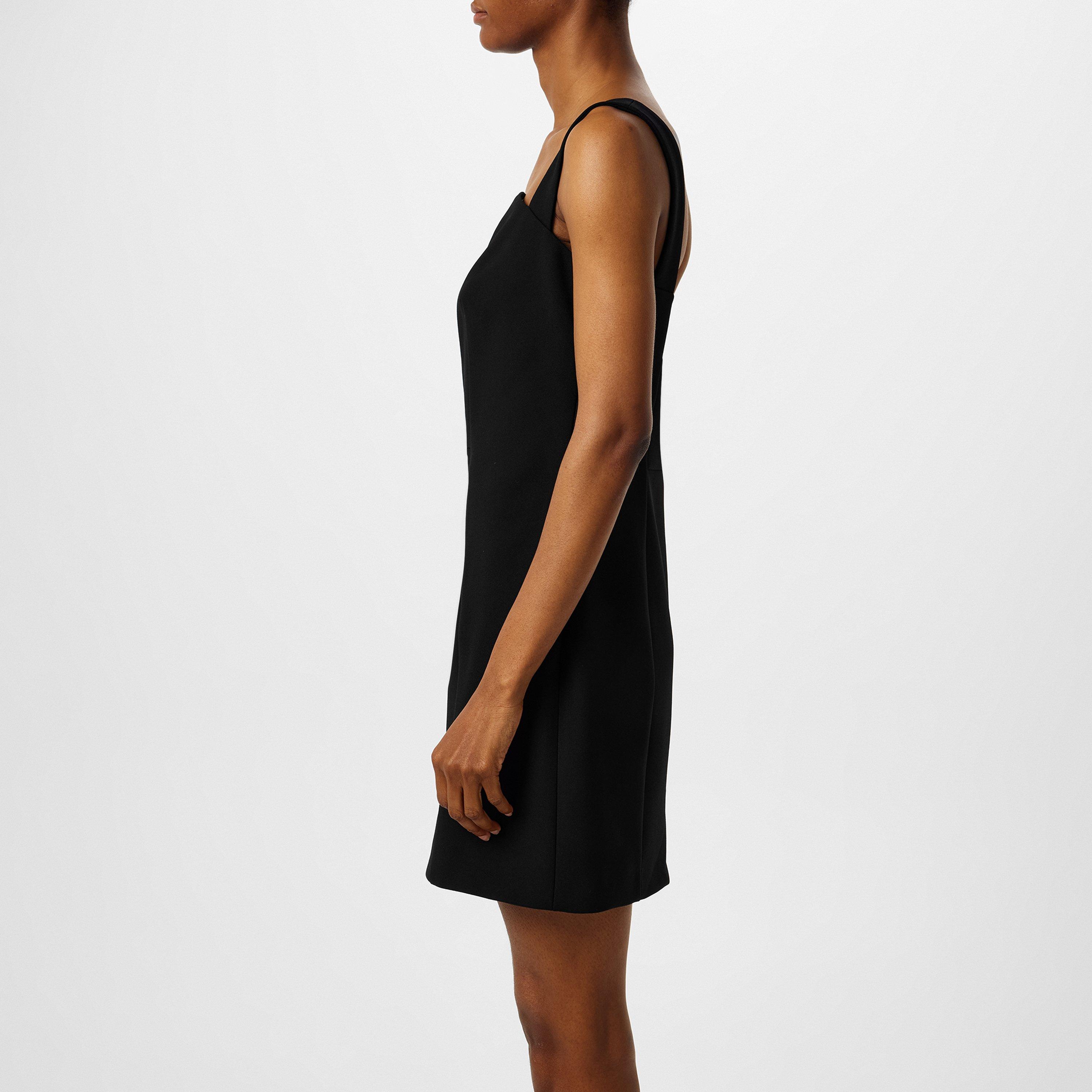 V-Collar Mini Dress