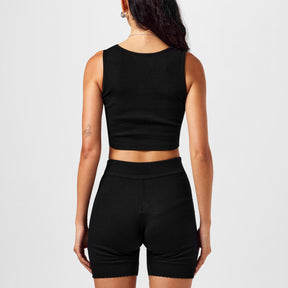 Women's Logo Crop Querelle Vest Top