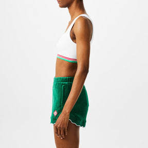 Women's Logo Nylon Seamless Cropped Vest