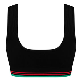 Women's Logo Nylon Seamless Cropped Vest