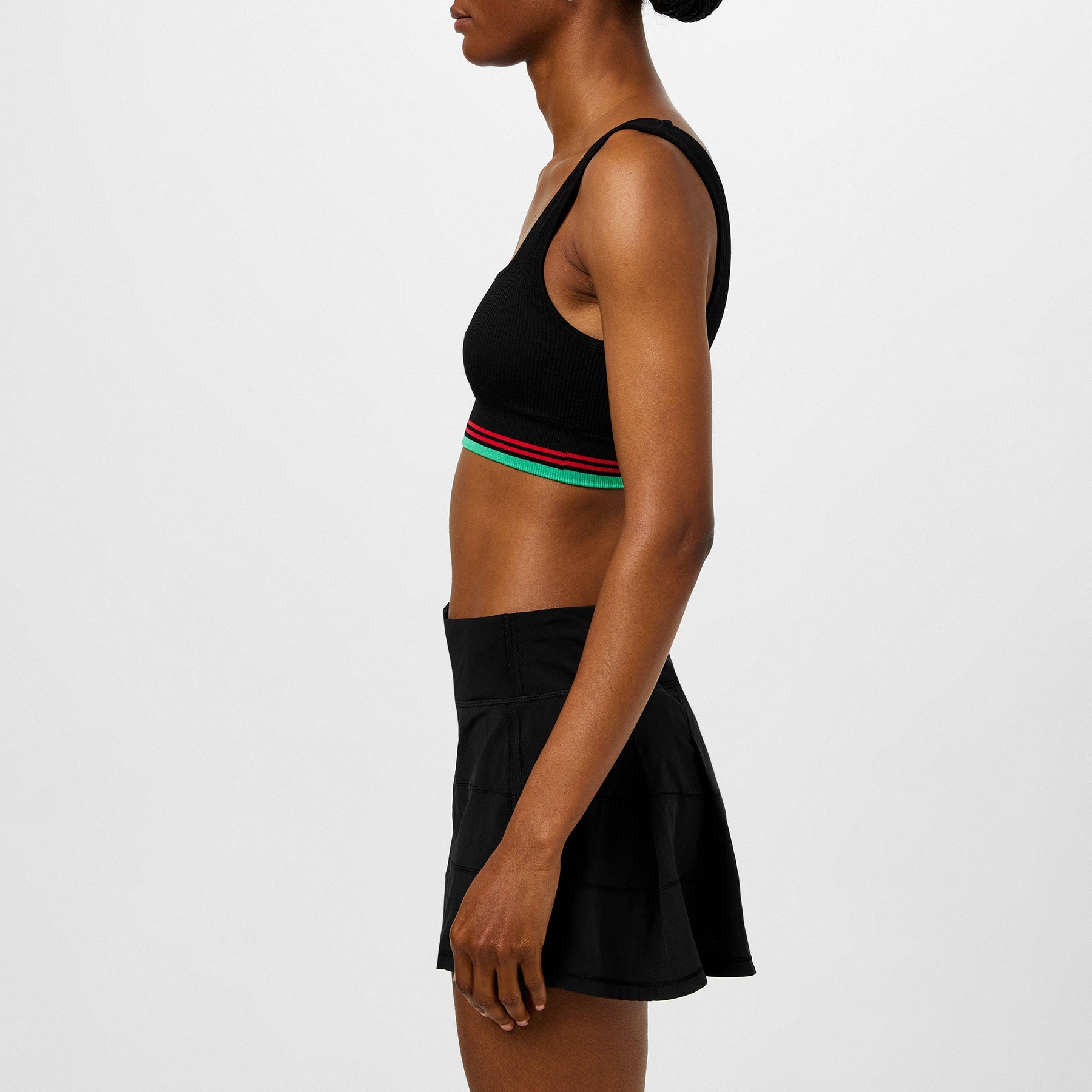 Women's Logo Nylon Seamless Cropped Vest