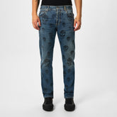 Skull Print Jeans