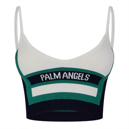 Race Crop Knit Top
