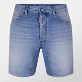 Marine Denim Shorts