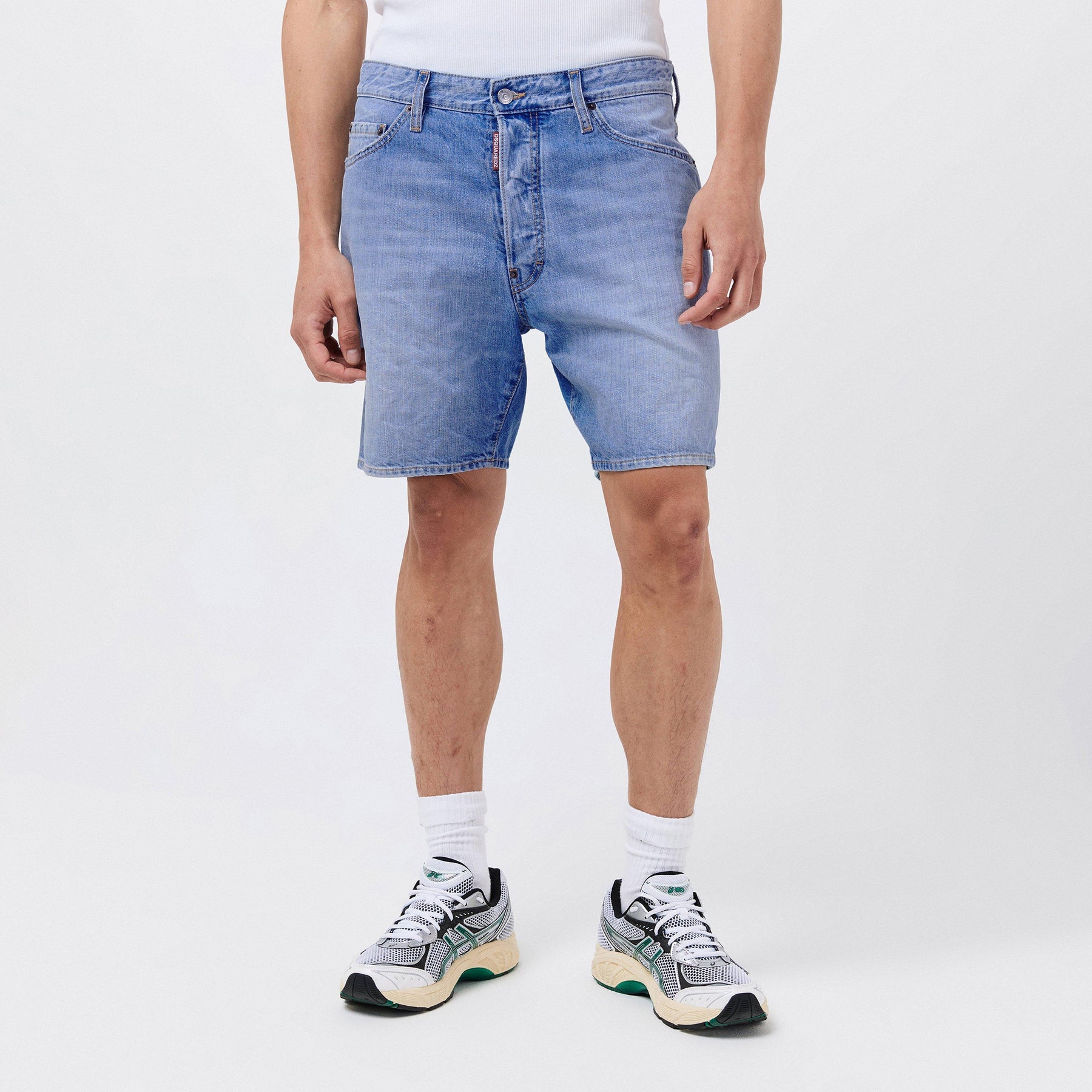Marine Denim Shorts
