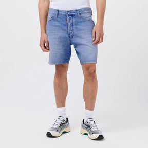 Marine Denim Shorts