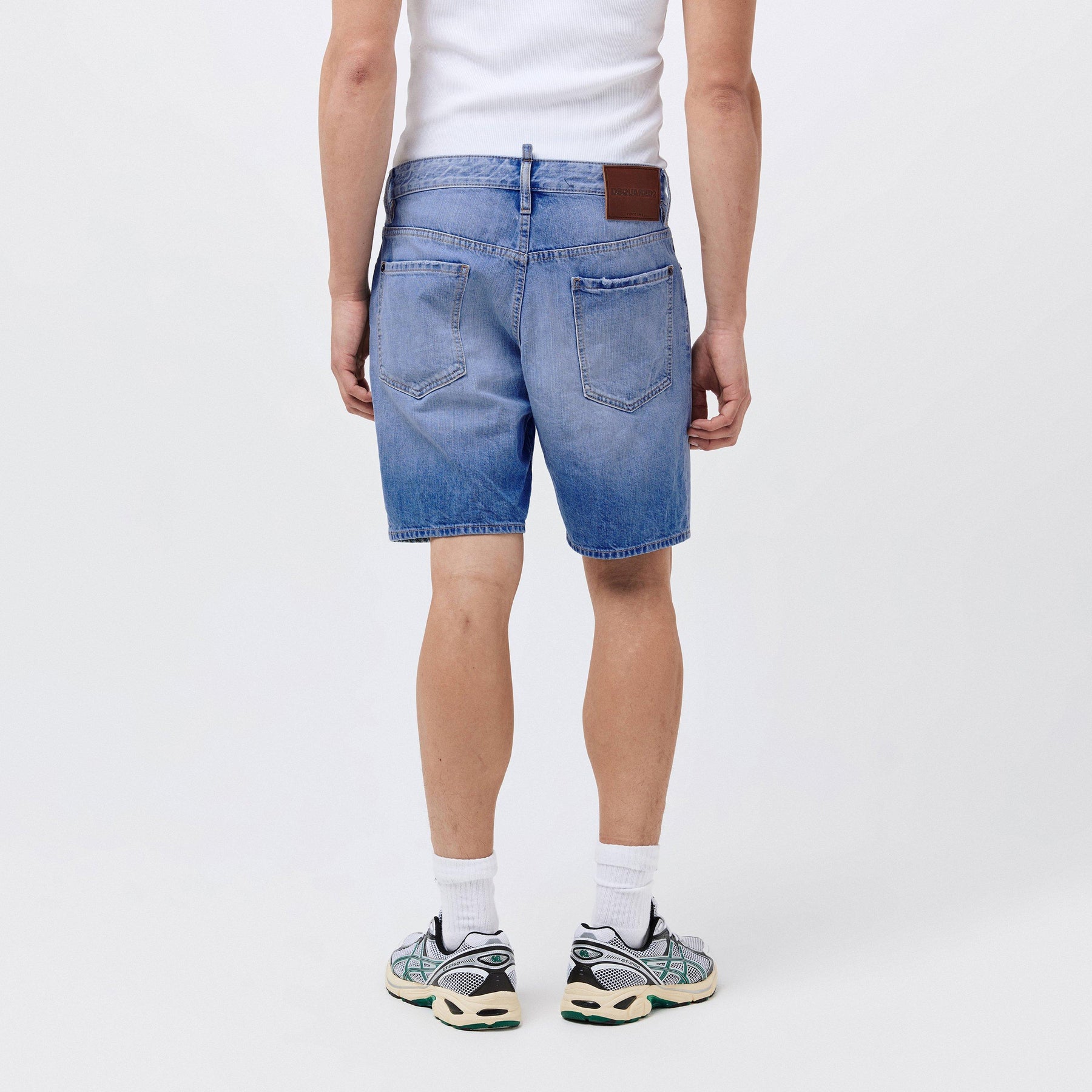 Marine Denim Shorts