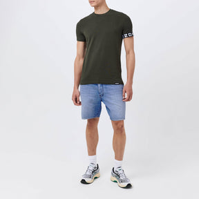 Marine Denim Shorts