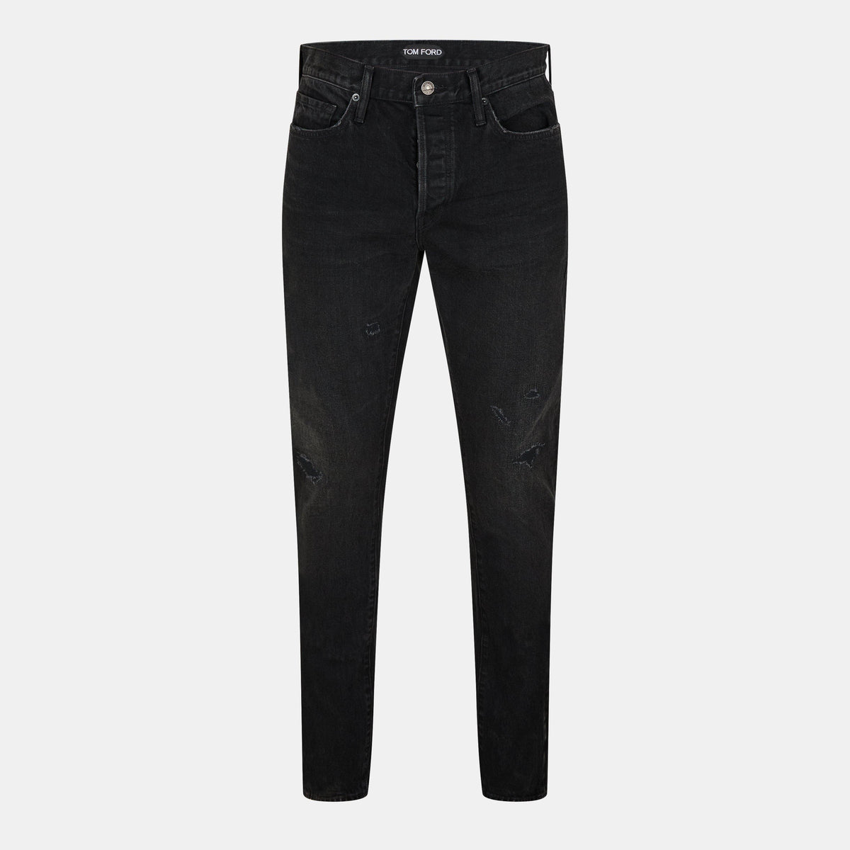 Straight Leg Denim Jeans