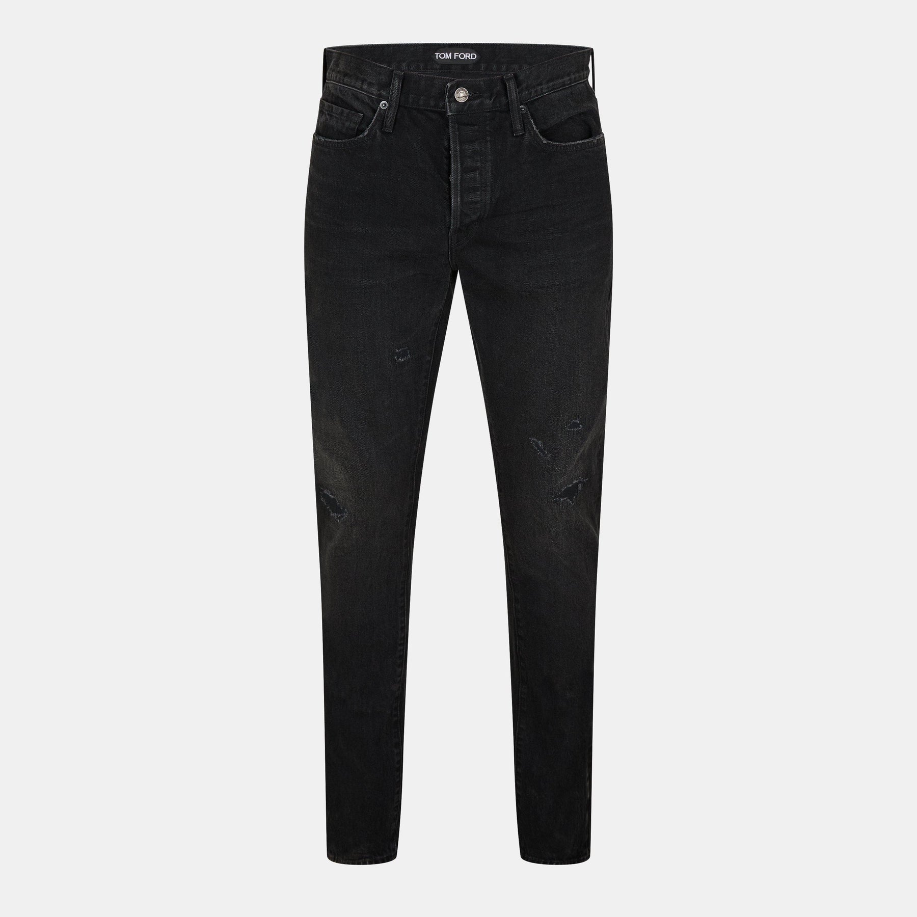 Straight Leg Denim Jeans
