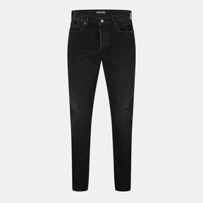 Straight Leg Denim Jeans