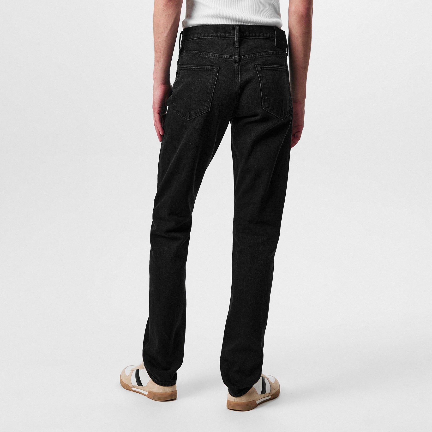Straight Leg Denim Jeans