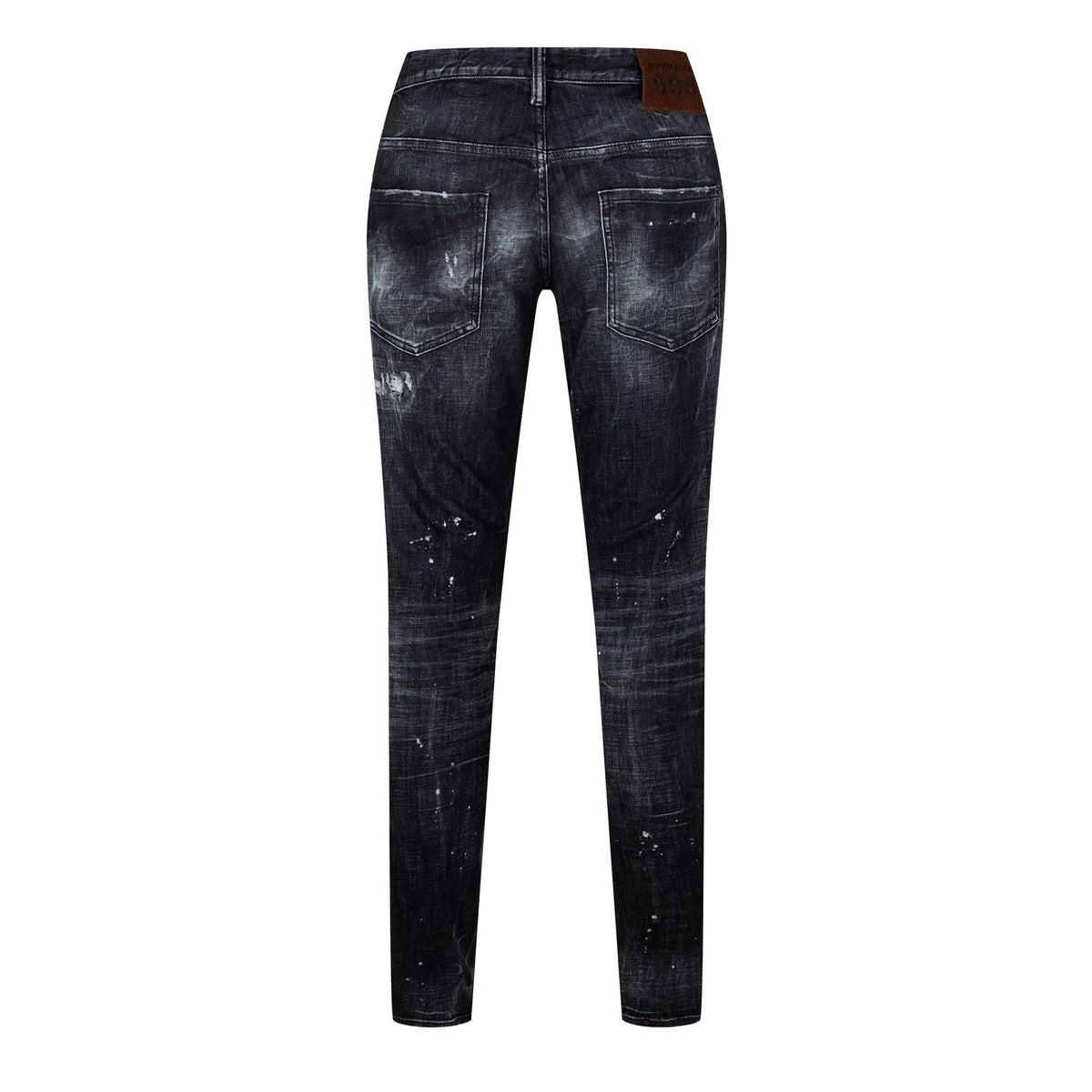 Distressed Paint Splatter Jeans