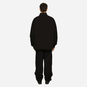 Dg Vib3 Long Faille Bomber Jacket