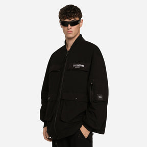 Dg Vib3 Long Faille Bomber Jacket