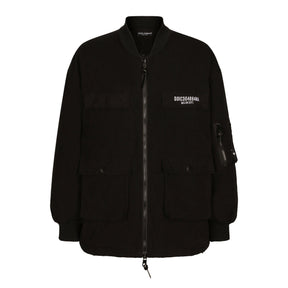 Dg Vib3 Long Faille Bomber Jacket