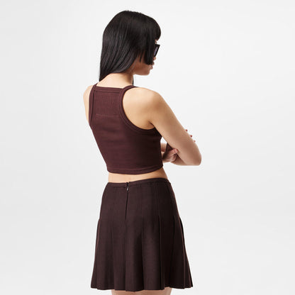 4g Plaque Cropped Tank Top