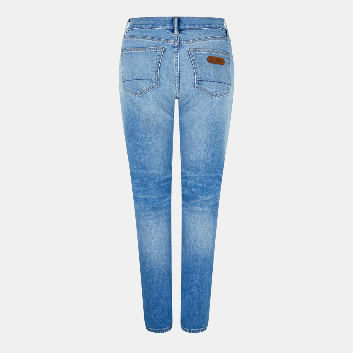 Summer Stone Washed Denim Straight Pants